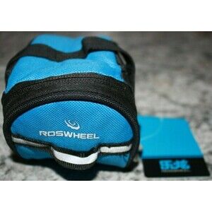 Roswheel Urban Series Waterproof Bicycle Cycling Saddle Bag Pouch Blue Zip